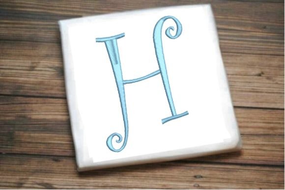 Beautiful Capital H Letter Monogram