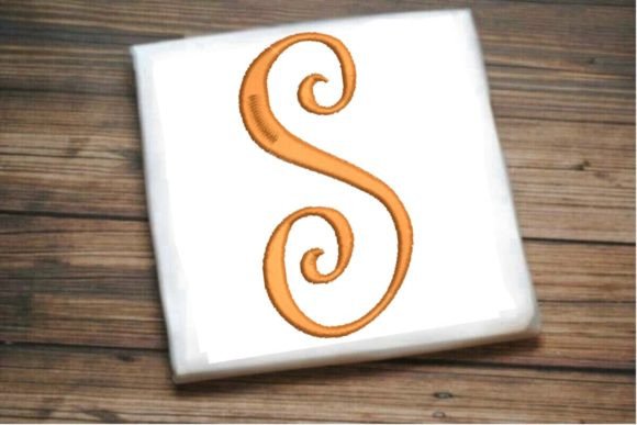 Beautiful Capital S Letter Monogram