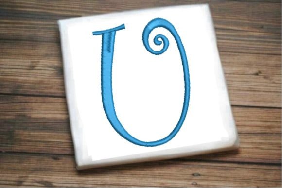 Beautiful Capital U Letter Monogram