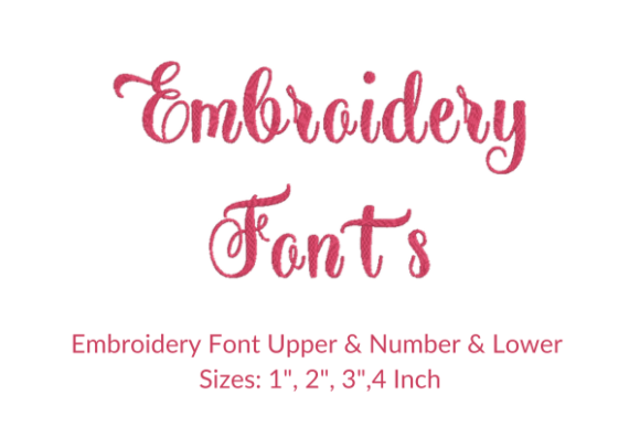 Dahlia Font Embroidery Design