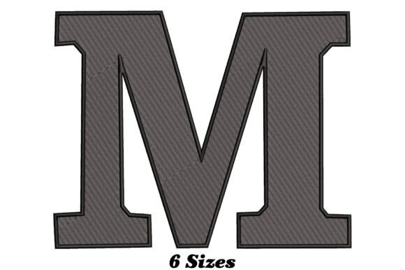 Elegant Letter M: A Thoughtful Embroidery Choice for Personalized Gifts