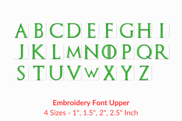Game of Thrones Fonts Embroidery Design