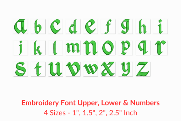 Gorgeous Fonts Embroidery Design