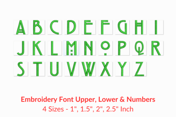 Hobo Fonts Embroidery Design