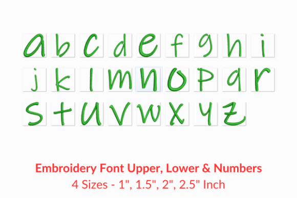 Ink Free Fonts Embroidery Design