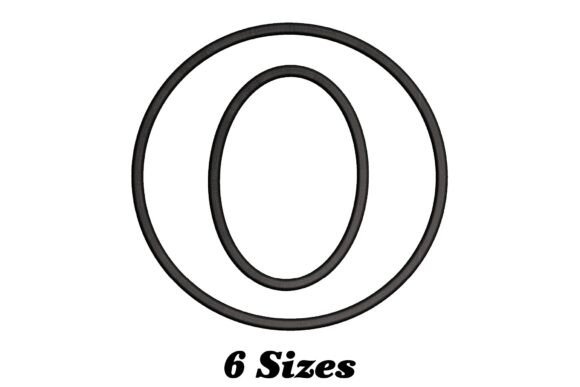 Letter O Outline: A Charming Embroidery Accent for Meaningful Gifts