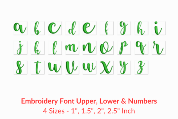Madison Fonts Embroidery Design
