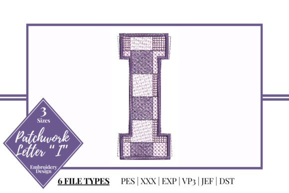Patchwork Letter I