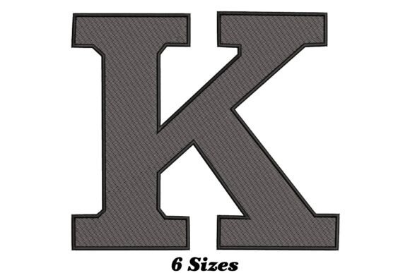 Stylish Letter K: A Seasonal Embroidery Staple Worth Stocking