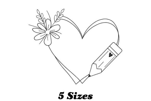 Teacher Heart Frame Embroidery Review