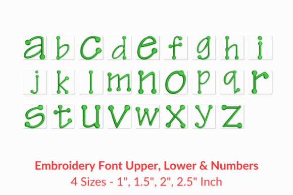 Tinker Toy Font: A Charming Embroidery Choice for Personalized Gifts