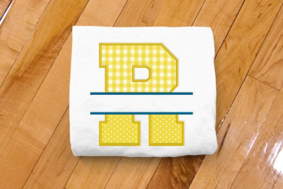 Varsity Letter R Split Applique